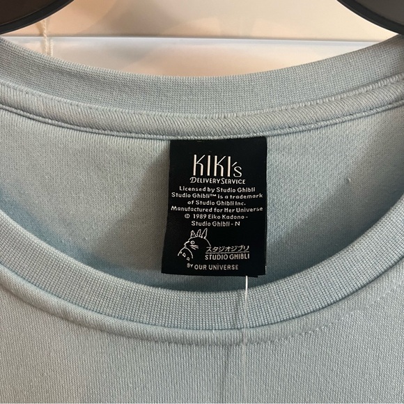 Studio Ghibli/Kiki’s Delivery Service Skyline Scenic Crew Long-Sleeve (NWT) - Picture 4 of 9